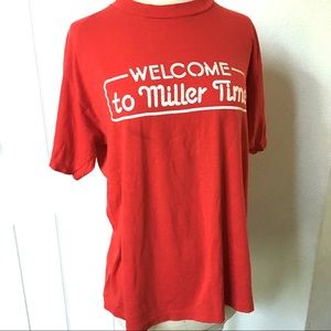 1980’s Jerzees single stitch Miller time shirt